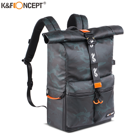 K & F Concept Камера рюкзак Водонепроницаемый фотографии Сумка для DSLR Камера объектив 15,6 