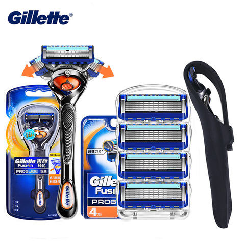 Бритва Gillette Fusion 5 Proglide, ручная бритва с технологией FlexBall, лезвия для удаления волос на лице ► Фото 1/6