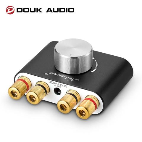 Усилитель мощности Douk Audio HiFi Bluetooth 5,0 мини TPA3116 цифровой Класс D домашний аудио стерео усилитель 50 Вт * 2 ► Фото 1/6
