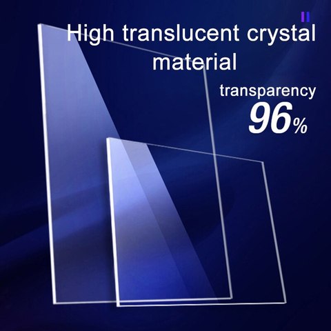 Прозрачная акриловая панель из оргстекла, прозрачный пластиковый знак из оргстекла, DIY экран проектора толщиной 1-9 мм ► Фото 1/1
