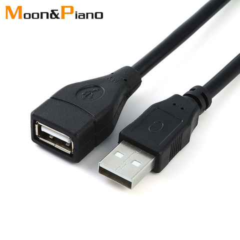 USB-кабель-удлинитель, высокоскоростные Кабели usb 2,0, штекер-гнездо, 0,5 м, 1 м, 1,5 м, 3 м, 5 м, кабель-удлинитель для синхронизации данных USB 2,0 ► Фото 1/6