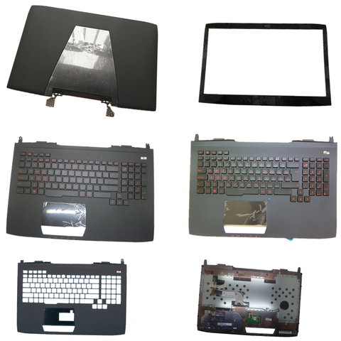 Чехол для ноутбука с ЖК-экраном, передняя панель, клавиатура, верхний чехол C оболочка для ASUS G751 G751JL JM JT JY GFX71, черный, США, большой ввод, издание ► Фото 1/6