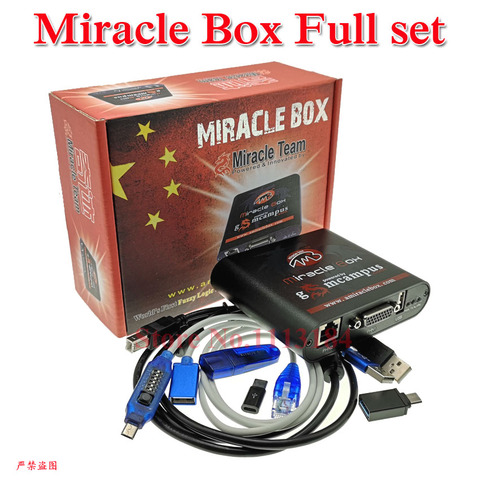 Оригинальная Miracle box + Miracle key с UMF все кабели для загрузки (V2.98 горячее обновление) для китайских мобильных телефонов Разблокировка + ремонт разблокировки ► Фото 1/6