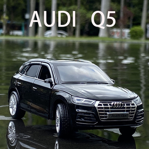 Бесплатная доставка 1:32 Масштаб новый Audi Q5 спортивный внедорожник автомобиль с отступить звук светильник Детский подарок коллекция литая И... ► Фото 1/5