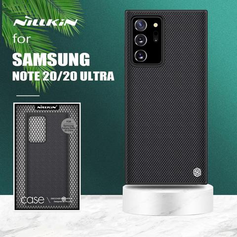 Для Samsung Galaxy Note 20 Ультра чехол Nillkin 3D Текстурированный Нейлон PC Тонкий задний Чехол Мягкий край чехол для телефона для Samsung Note 20 5G ► Фото 1/6