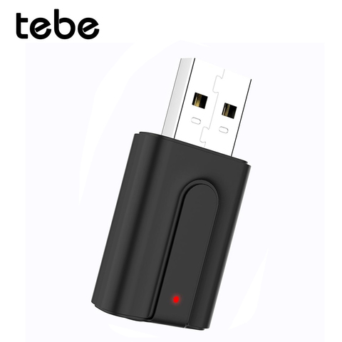 Аудиоресивер tebe Bluetooth 5,0, передатчик, стерео музыка, разъем AUX 3,5 мм, RCA Bluetooth-рецептор, USB мини беспроводной аудиоадаптер ► Фото 1/6