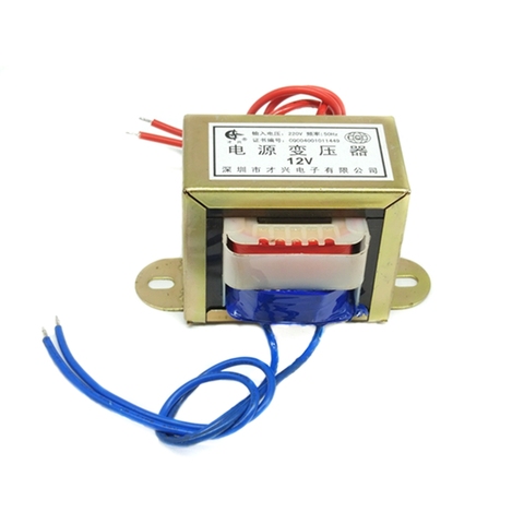 Трансформатор мощности 50 Вт, аудио трансформатор, вход 380 В 220 В в переменный ток, single, одиночный двойной трансформатор переменного тока ► Фото 1/6