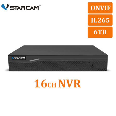 Камера видеонаблюдения VStarcam HD, 16 каналов, NVR, HDMI, VGA, аудио-выход, 16 каналов, H.265, ip, N8216 ► Фото 1/6