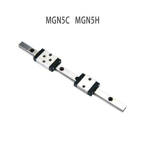 Миниатюрная линейная направляющая KGT для 3D принтера MGN5C MGN5H L 34 мм 44 мм 50 мм 100 1 шт. MGN линейная направляющая каретка MGN ► Фото 1/3