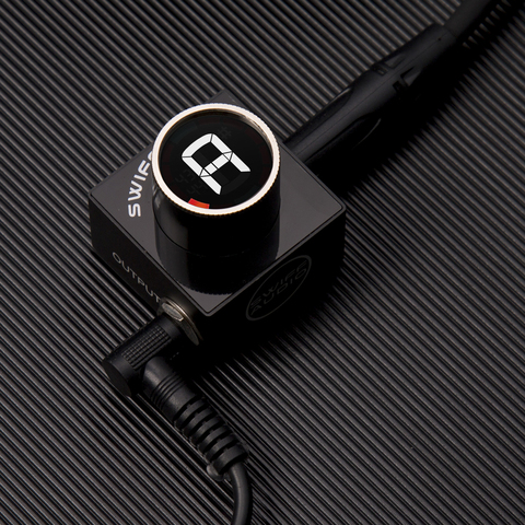 SWIFF AUDIO C10 инновационный мини-Педальный тюнер для хроматической гитары, бас-тюнинг, HD светодиодный дисплей, регулируемый диапазон A4, 430-449 Гц ► Фото 1/6