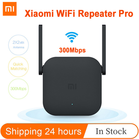 Оригинальный Xiaomi Wi-Fi ретранслятор Pro 300 м WiFi усилитель 2,4G WiFi расширитель сигнала Roteador приложение управление Wifi удлинитель Amplificador ► Фото 1/6