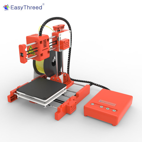 EasyThreed мини настольный Детский 3D принтер 100*100*100 мм размер печати беззвучная печать для детей начинающих креативность Образование Подарки ► Фото 1/6