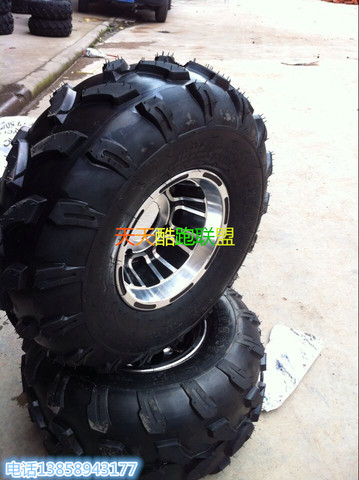 Колесо 19x7-8 18x9.50-8 для ATV Автомобильная вакуумная передняя шина 19-7-8 задняя 18-9,50-8 железная ступица алюминиевый сплав ступица atv шина ► Фото 1/4