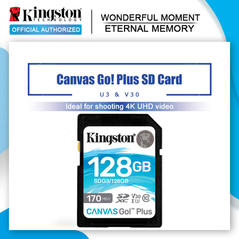 Kingston NEW sd-карта 64 Гб 128 ГБ, карта памяти 256 ГБ 512 ГБ, флеш-карта для DSLRs, беззеркальных камер и 4K видеопродукции ► Фото 1/1