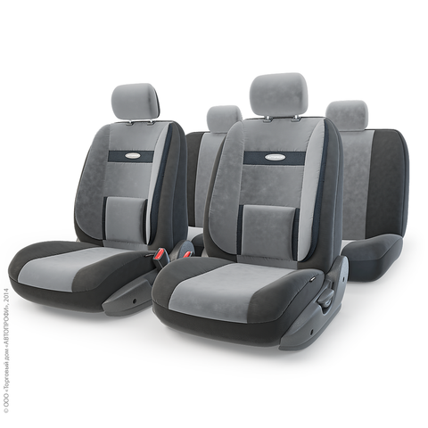 Чехлы на сиденья универсальные AUTOPROFI COMFORT COM-1105 BK/D.GY (M) ► Фото 1/4