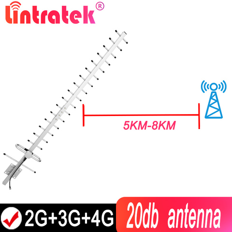 Наружная антенна 8 дБи 5/8/9/18 для усилителя сигнала 2G 3G 4G GSM CDMA LTE UMTS ► Фото 1/6
