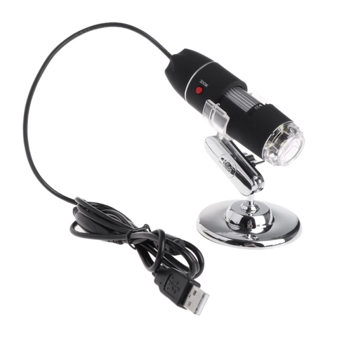 Микроскоп 1600X, 8 светодиодный, USB, Цифровая ручная лупа, эндоскопическая камера ► Фото 1/6