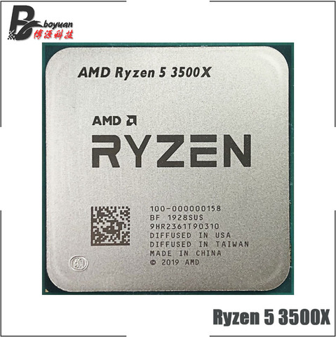 Процессор AMD Ryzen 5 3500X R5 3500X 3,6 ГГц шестиядерный шестипоточный процессор 7 нм 65 Вт L3 = 32M 100-000000158 разъем AM4 ► Фото 1/1