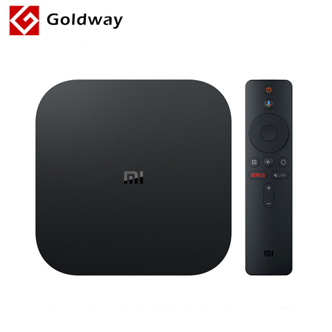 Оригинальная ТВ-приставка Xiaomi Mi TV Box S 4K HDR Android TV 8,1 Ultra HD 2G 8G WIFI Google Cast Netflix IPTV телеприставка 4 медиаплеер ► Фото 1/6