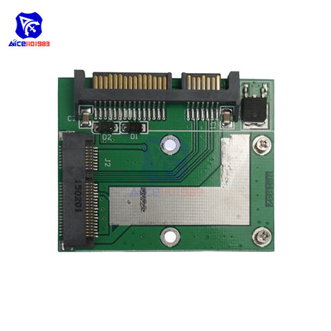 Адаптер diymore mSATA Mini PCI-e SSD к жесткому драйверу SATA 2,5 дюйма, базовый модуль ► Фото 1/3