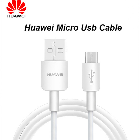 Оригинальный кабель Micro usb huawei для P8/p9 lite y5 y6 prime 2022 p smart Y9 honor 20i 9 lite 8 2017 7c 7a 8x 7x 6a 6 plus, шнур ► Фото 1/6