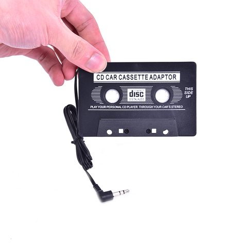 Высококачественный адаптер кассетной ленты для MP3 CD DVD плеера Черный Универсальный автомобильный аудиоприемник ► Фото 1/6
