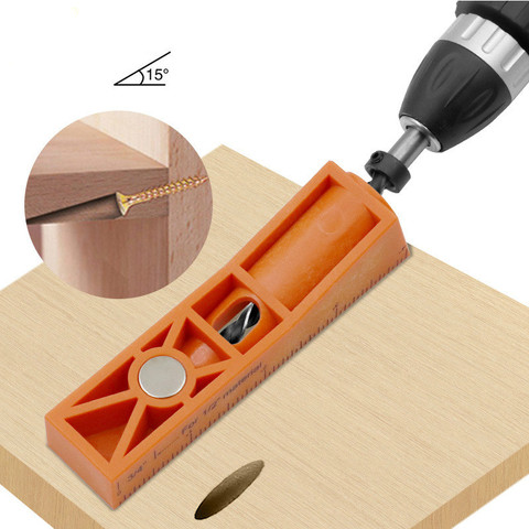Набор направляющих для сверления отверстий, карманный зажим для работ по дереву, 1 шт. ► Фото 1/1