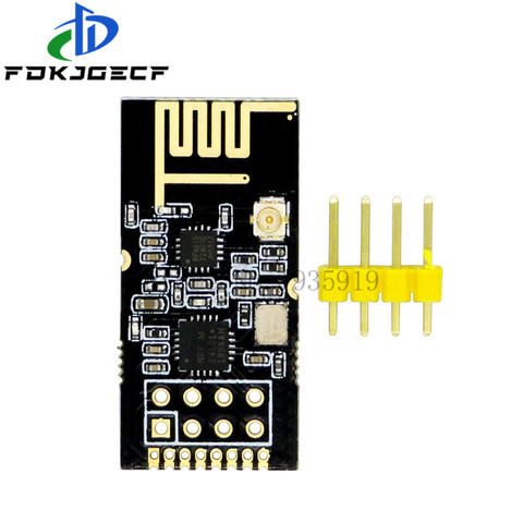 Беспроводной модуль SMD, 2,4G, NRF24L01, 1100 м, NRF24L01 + PA + LNA, 1100 метров ► Фото 1/2