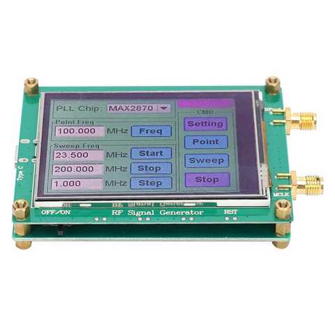 Модуль генератора радиочастотного сигнала MAX2870 23,5-6000 МГц, высокая стабильность, низкий уровень шума ► Фото 1/6