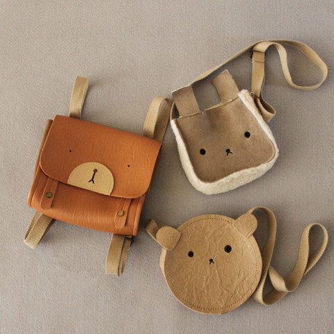 EnkeliBB сумка с милыми животными для малышей, мишка, кролик, медведь, сумка через плечо для маленьких девочек, все аксессуары для детей ► Фото 1/6