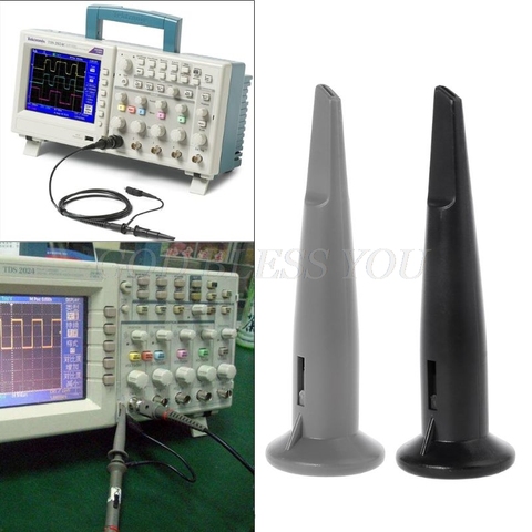 Универсальная крышка зонда осциллографа Защитная крышка зонда s Черный Серый с крючком Прямая поставка ► Фото 1/6