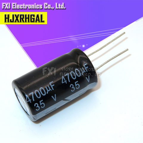 10 шт. 35v4700uf 4700uf35v 18*35 электролитический конденсатор, алюминиевая крышка, 35В 4700 мкФ 18 х 35 ► Фото 1/2