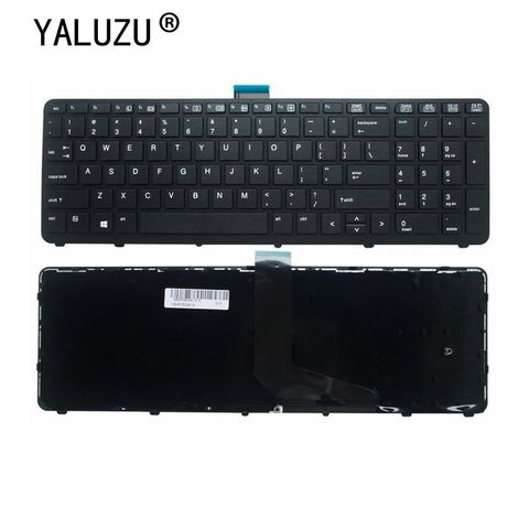 Новая английская клавиатура YALUZU для ноутбука HP, для ZBOOK 15 17 G1 G2 PK130TK1A00 SK7123BL, США, Черная ► Фото 1/5