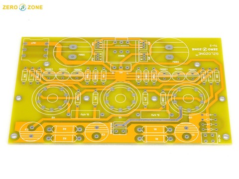 ZEROZONE TU-2 (WCF модифицированный) 6N2 + 6N6 ламповый усилитель мощности для наушников с голой печатной платой ► Фото 1/5