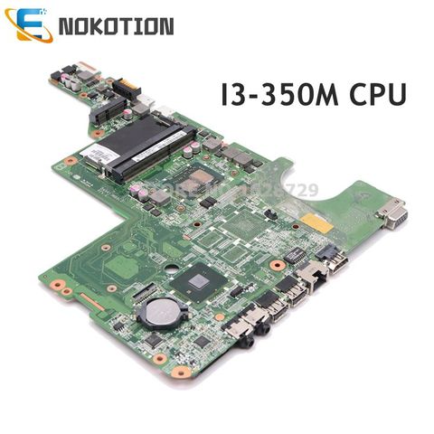 Материнская плата NOKOTION 634648-001 DAAX1JMB8C0, материнская плата для ноутбука HP compaq G62 CQ62, процессор DDR3, работает с HM55 ► Фото 1/6