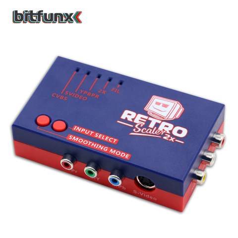 Конвертер Bitfunx RetroScaler2x A/V в HDMI и Линейный двойной для ретро игровых консолей PS2/N64/NES/SEGA Dreamcast/Saturn/MD1/MD2 ► Фото 1/6