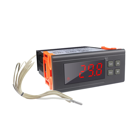 Цифровой термостат регулятор температуры RC-114M AC 220V 30A термостат контроль-30 ~ 300 градусов Цельсия Красный светодиодный + 2 м NTC сенсор ► Фото 1/6