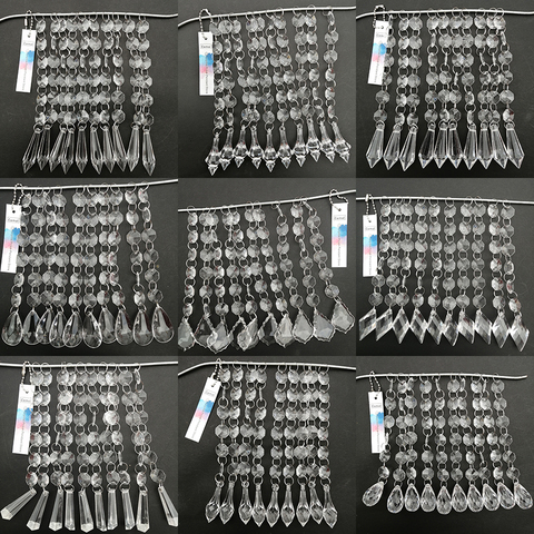 Camal 10 шт. акриловые хрустальные бусины, подвесная гирлянда, люстра, Висячие вечерние свадебные украшения, центральные декоративные элементы... ► Фото 1/6