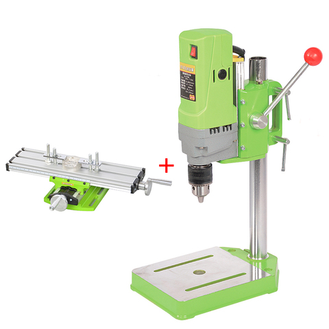 Мини-Настольный сверлильный станок 710 Вт, Настольный сверлильный станок с переменной скоростью, сверлильный патрон 1-13 мм для DIY, дерево, мета... ► Фото 1/6
