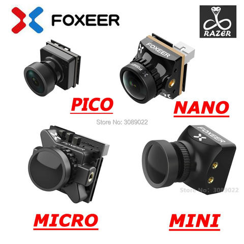 Foxeer Razer Mini / Razer Micro/ Razer NANO 1200TVL PAL/NTSC, переключаемая камера 4:3 16:9 FPV для FPV Racing Drone, обновленная версия ► Фото 1/6