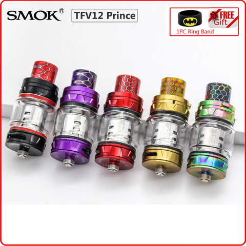 Оригинальный атомайзер SMOK TFV12 Prince 8 мл, электронная сигарета, вейп-бак V12 Prince, Головка Катушки для OSUB 2, мод Alien VS TFV16 ► Фото 1/6