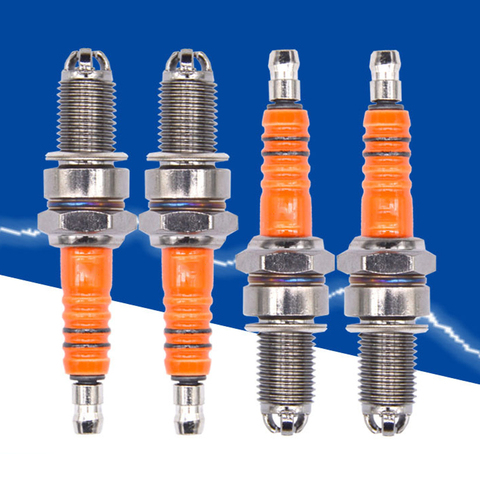1 шт. Платиновые насадки для мотоцикла, Свеча зажигания, D8TC Уровень 3, многоугловое зажигание для CG 125cc 150cc 200cc 250cc ► Фото 1/6