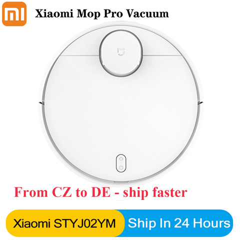 【600p код: andersmith600dec 】Xiaomi Mi Robot Vacuum Mop PRO (STYJ02YM) умный пылесос автоматический стерилизатор пыли LDS лазерное сканирование приложение WIFI контроль ► Фото 1/6