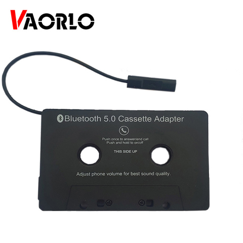Универсальный адаптер VAORLO для кассеты Bluetooth 5,0, преобразователь, автомобильная лента, аудиокассета для Aux, стерео, музыкальный адаптер, кассе... ► Фото 1/6
