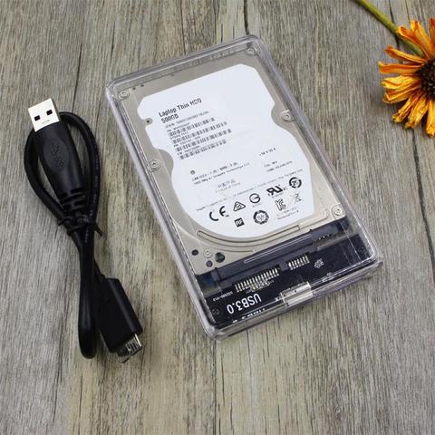 Высокоскоростной внешний жесткий диск USB 3,0-2,5 дюйма SATA Корпус SSD, жесткий диск, жесткий диск ► Фото 1/6