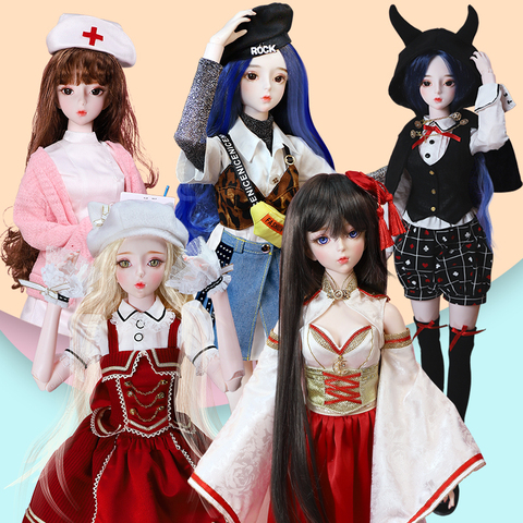 Кукла DBS 1/3 BJD сказка мечты Косплей Коллекция серии механические суставы тела включая волосы глаза одежда 62 см Высота девушки SD ► Фото 1/6