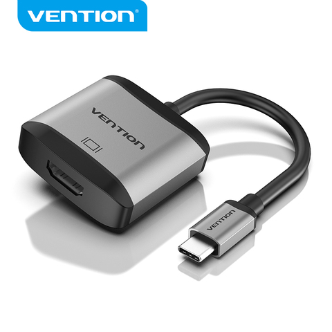 Vention USB C к HDMI адаптер Thunderbolt 3 к HDMI VGA разъем кабель для MacBook Pro Huawei Mate 30 Type C к VGA конвертер ► Фото 1/6