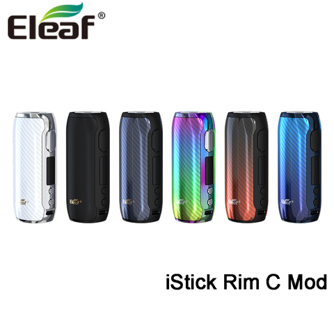 Оригинальный боксмод Eleaf iStick Rim C 80 Вт TC, подходит для электронной сигареты с одним аккумулятором 18650, режим VW/отключения режима, набор для вейпа ► Фото 1/1
