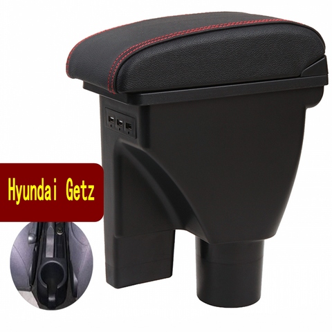 Для Hyundai Getz подлокотник Hyundai Getz Автомобильный Универсальный центральный подлокотник коробка для хранения ► Фото 1/4