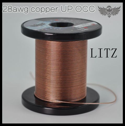 Eagle logo OCC Улучшенная линия для наушников 7N UP-OCC COPPER 28AWG MMCX UPOCC 99.99998% LIZT независимое экранирование ► Фото 1/3